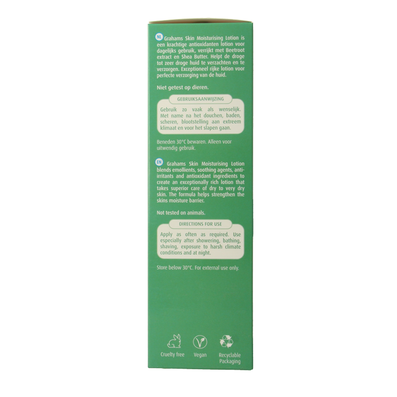 Grahams Skin moisturizing lotion  200 Milliliter