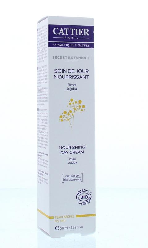 Cattier Dagcreme voedend droge en gevoelige huid 50.00 Milliliter
