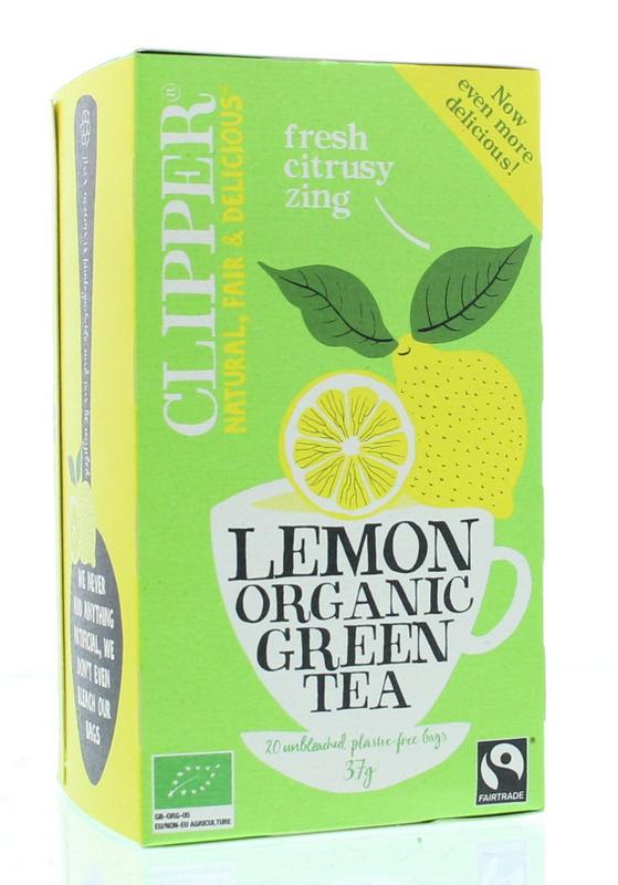 Clipper Green tea lemon bio 20 Zakjes