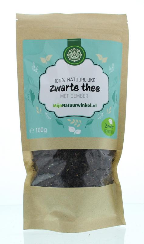MijnNatuurwinkel Zwarte thee gember 100 Gram