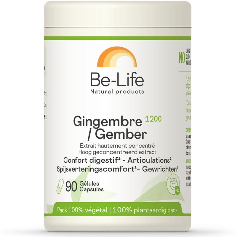 Be-Life Gember 1200 bio 90 Vegetarische capsules