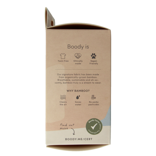 Boody  Padded shaper crop bh blush XL 1 Stuks