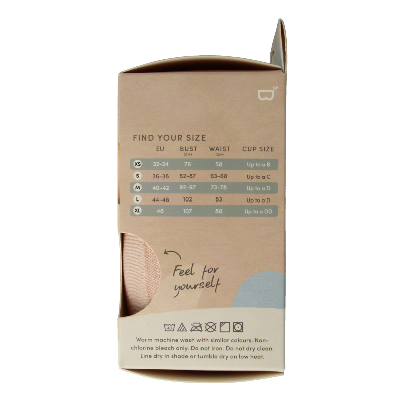 Boody  Padded shaper crop bh blush XL 1 Stuks