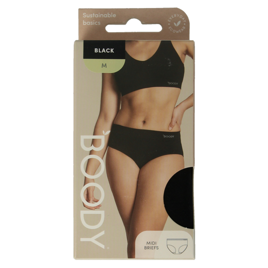 Boody  Midi heupslip zwart M 1 Stuks