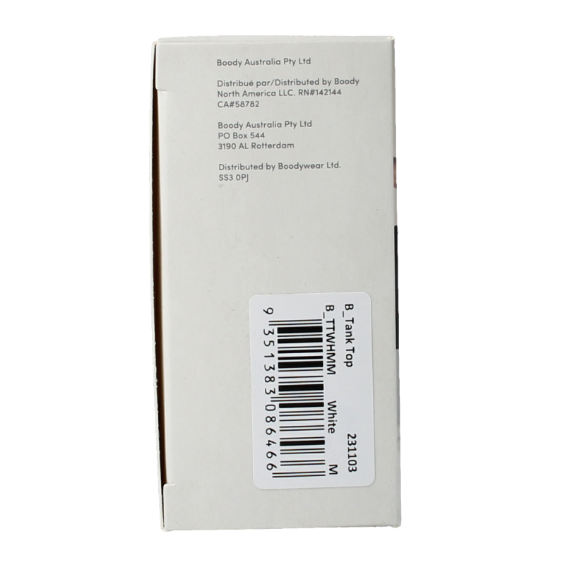 Boody  Tank top wit M 1 Stuks