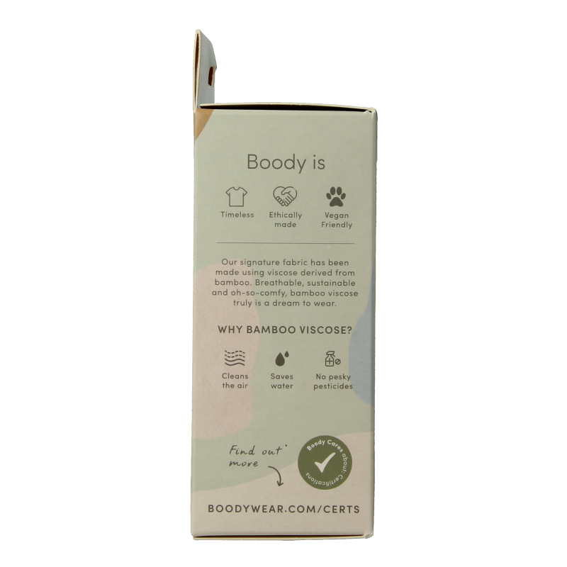 Boody  Tank top zwart L 1 Stuks