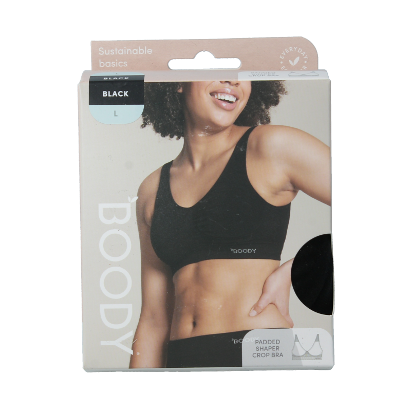Boody  Padded shaper crop bh zwart L 1 Stuks