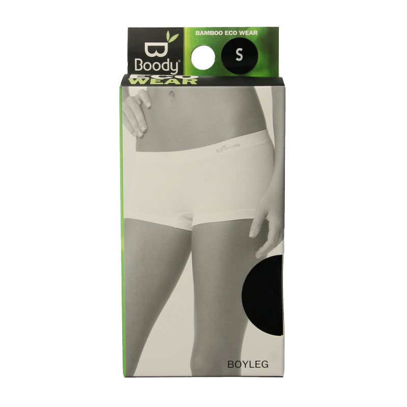 Boody  Boyleg damesslip zwart S 1 Stuks