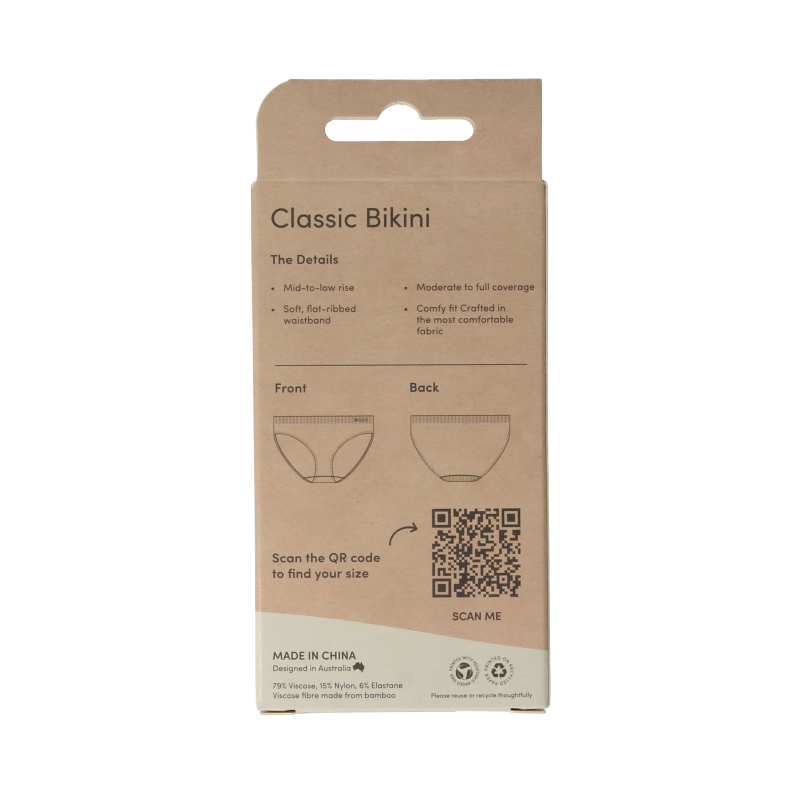 Boody  Classic bikinislip blush L 1 Stuks