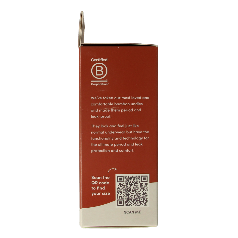 Boody  Menstruatieondergoed bikinislip zwart norm/hevig S 1 Stuks