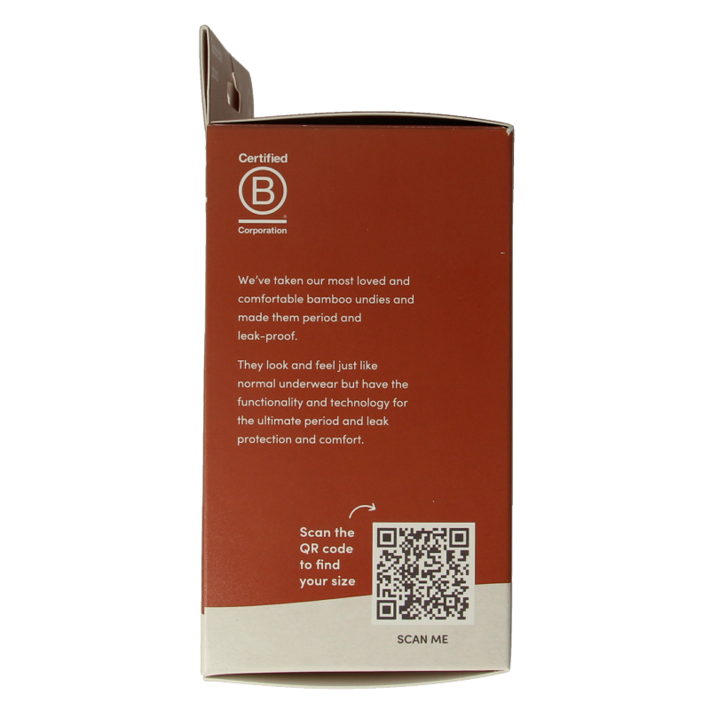 Boody  Menstruatieondergoed tailleslip zwart licht/norm M 1 Stuks