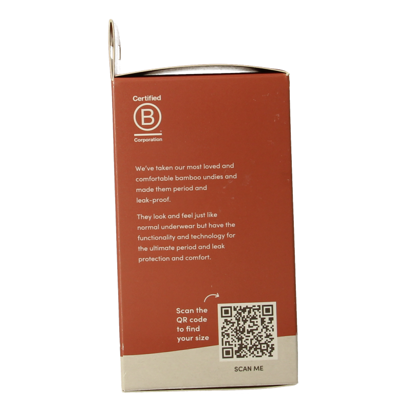 Boody  Menstruatieondergoed bikinislip zwart lich/norm S 1 Stuks