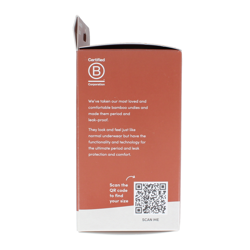 Boody  Menstruatie ondergoed zwart licht/normaal maat XS 1 Stuks