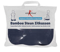 Lucovitaal Bamboe steun zitkussen blauw 1.00 Stuks