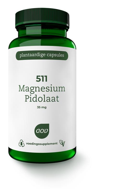 AOV 511 Magnesium pidolaat 90 Vegetarische capsules
