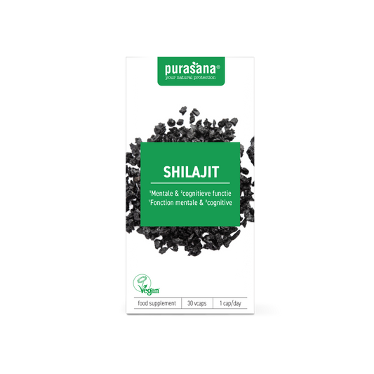 Purasana Shilajit 500mg vegan 30.00 Vegetarische capsules