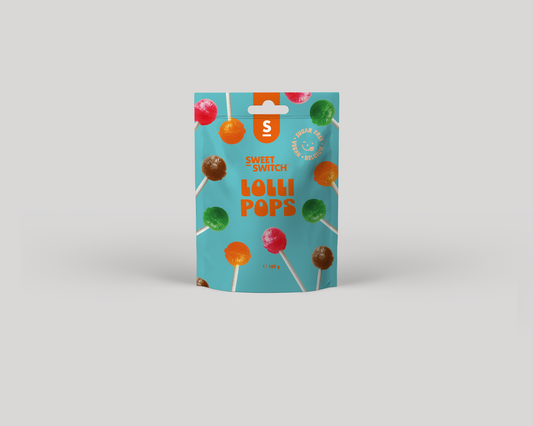 SWEET-SWITCH Lollipops 100.00 Gram