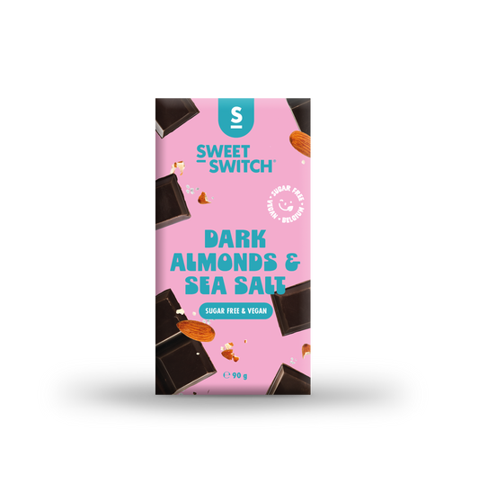 SWEET-SWITCH Dark almonds & sea salt 90.00 Gram
