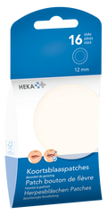 Heka Koortsblaaspatches 12mm 16.00 Stuks