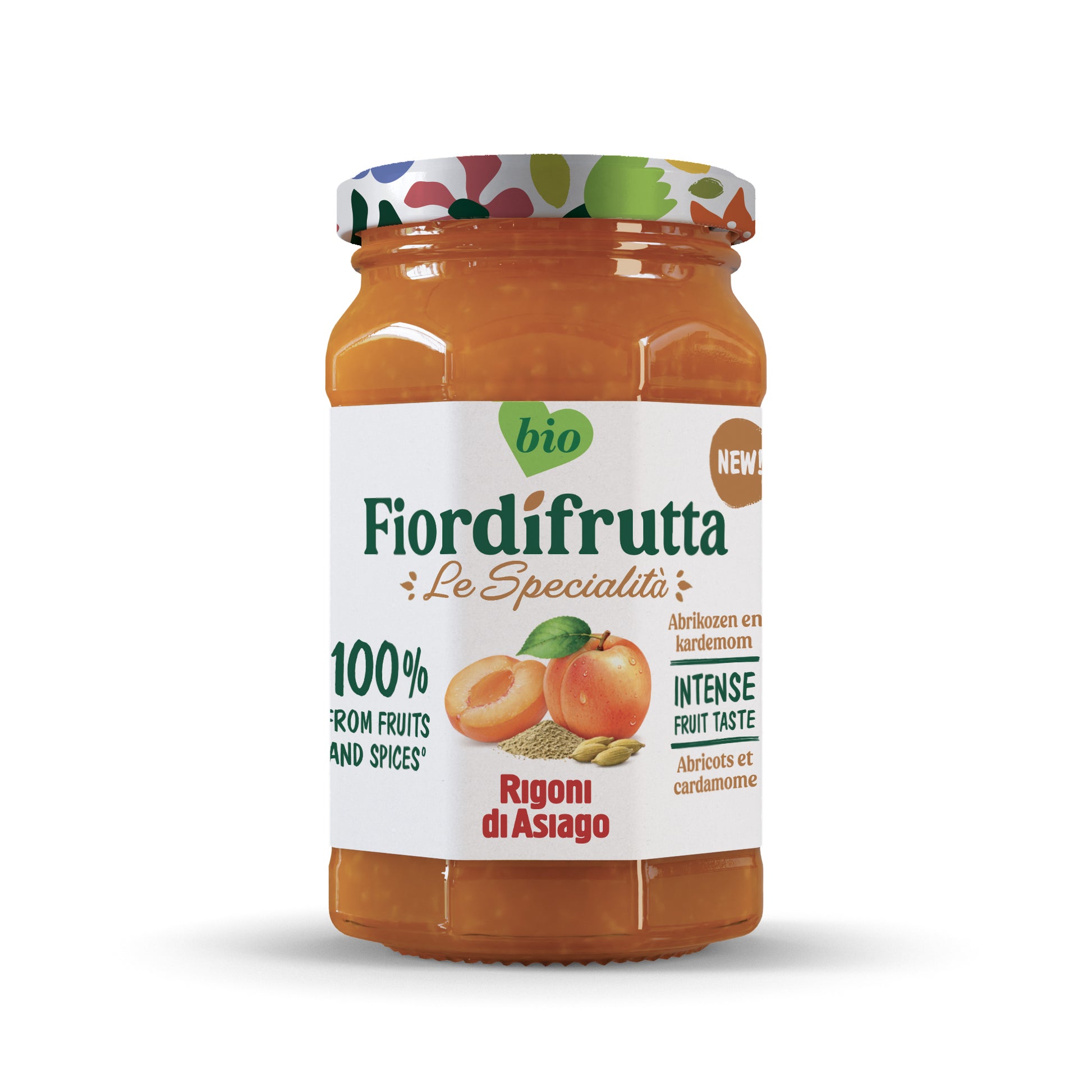 Fiordifrutta Abrikoos kardemom 250.00 Gram