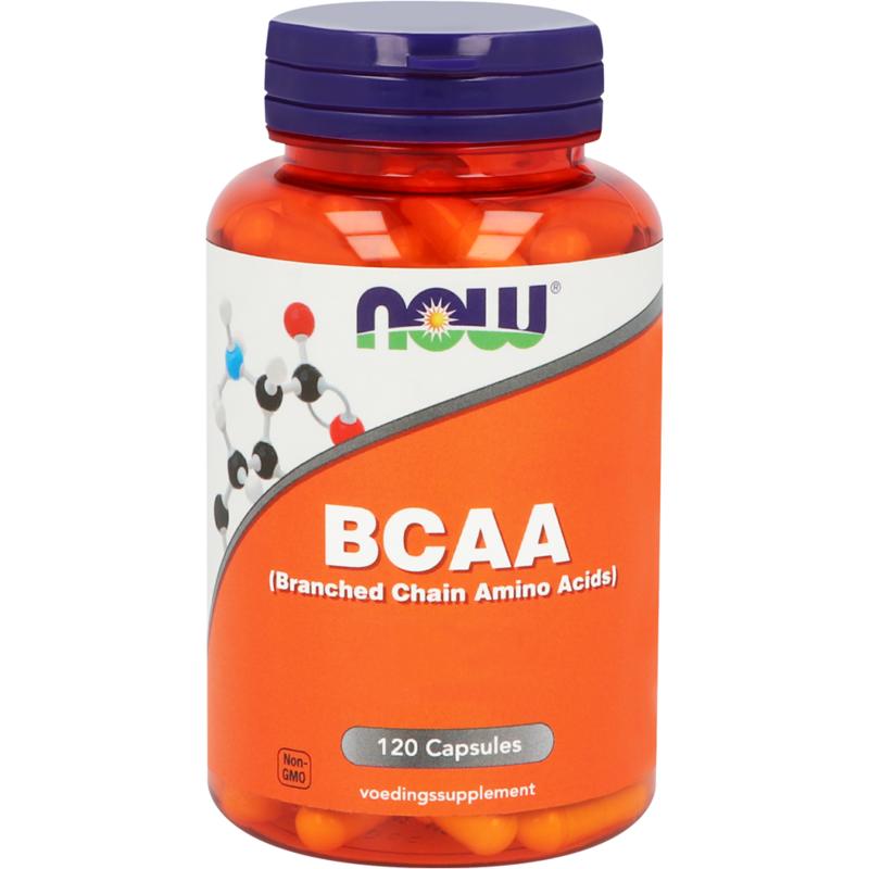NOW BCAA (Branched Chain Amino Acids) 120 Vegetarische capsules