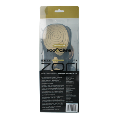 Zori Teenslippers zwart maat 7 38 2/3 tot 39 2/3  1.00 Paar