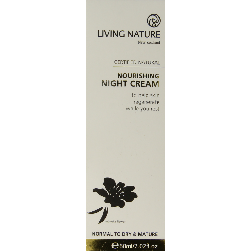 Living Nature Nachtcreme voedend 60 Milliliter