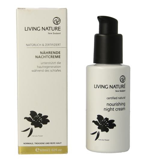Living Nature Nachtcreme voedend 60 Milliliter