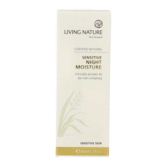 Living Nature Nachtcreme gevoelige huid 50.00 Milliliter