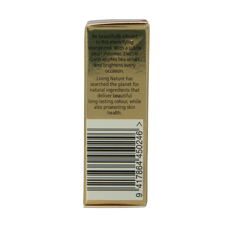 Living Nature Lippenstift electric coral 4 Gram