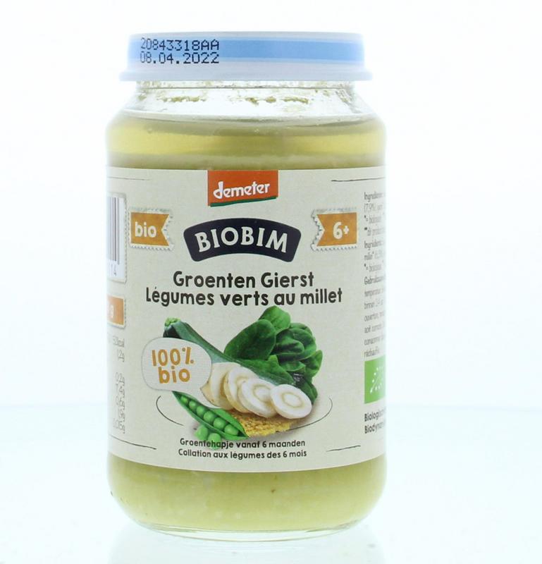 Biobim Groenten gierst 6+ maanden demeter bio 190 Gram