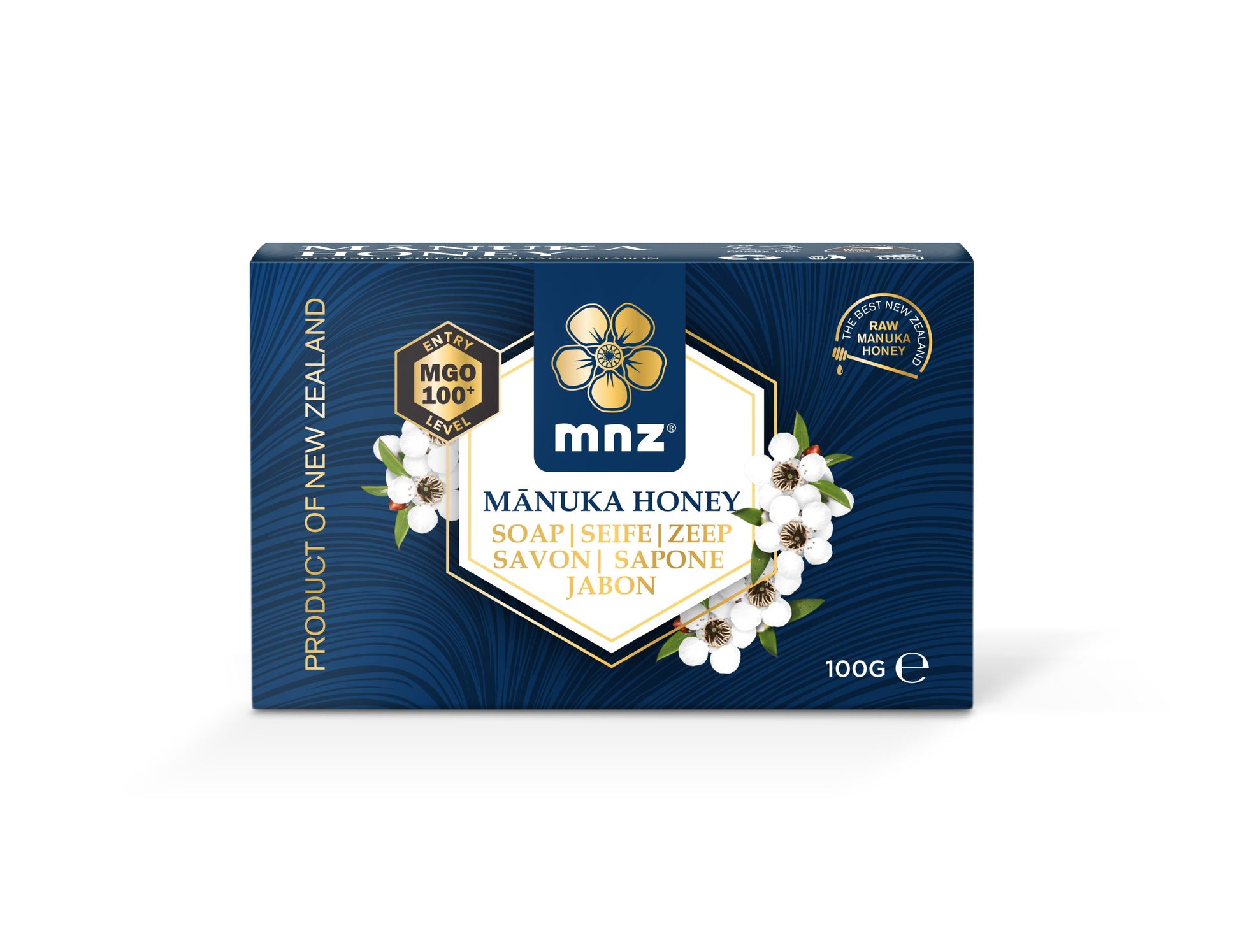 MNZ (Manuka New Zealand) Manuka Honing MGO 100+ zeep 100.00 Gram