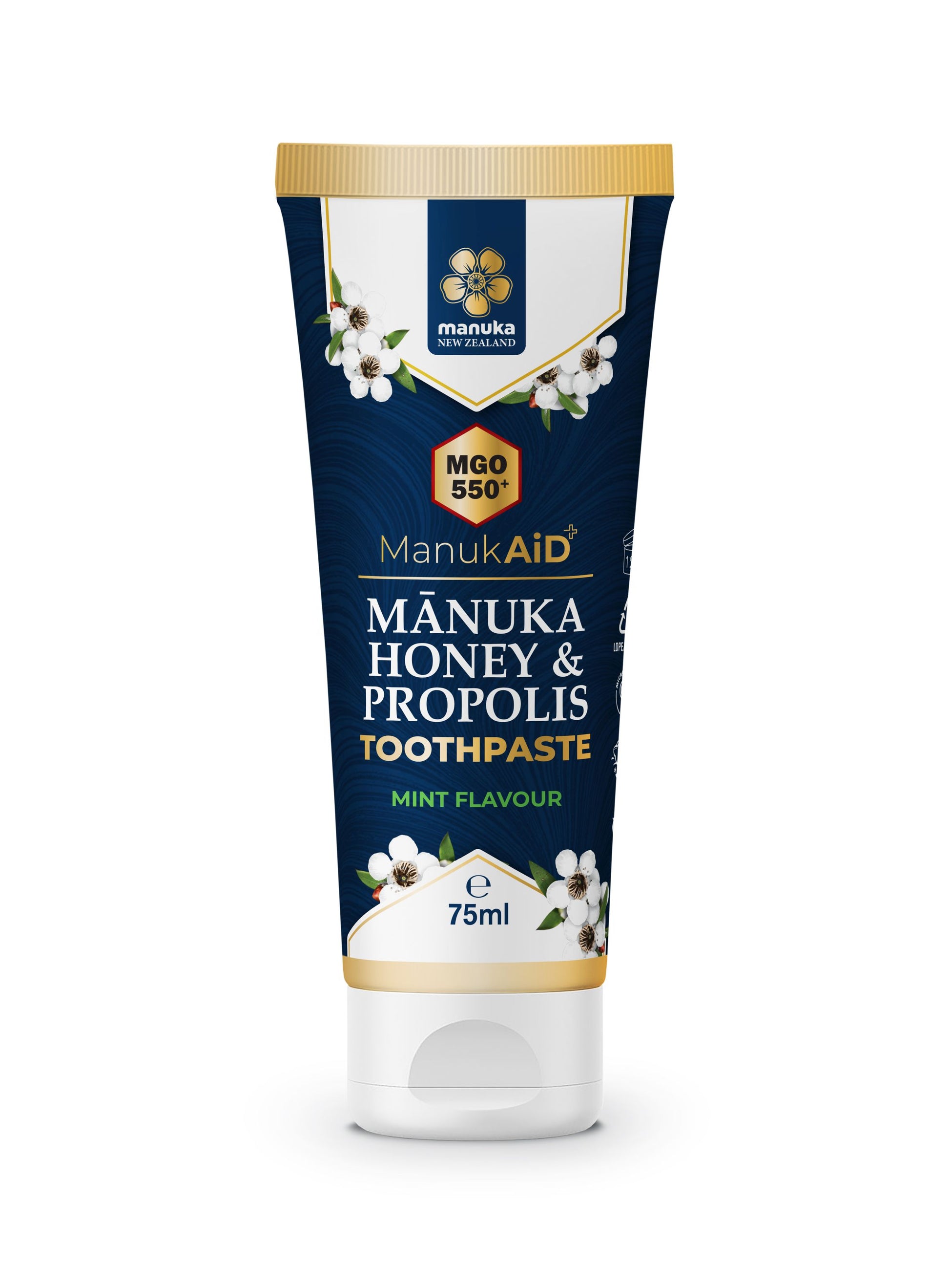 MNZ (Manuka New Zealand) Tandpasta met manuka honing MGO 550+ 75.00 Milliliter