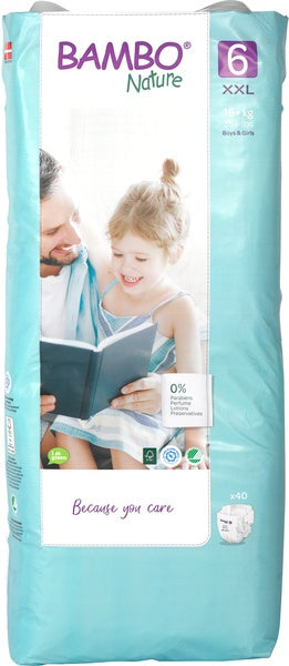 Bambo Babyluier XXL 6 16+kg 40 Stuks