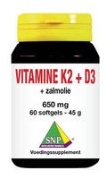 SNP Vitamine K2 D3 zalmolie 60 Capsules
