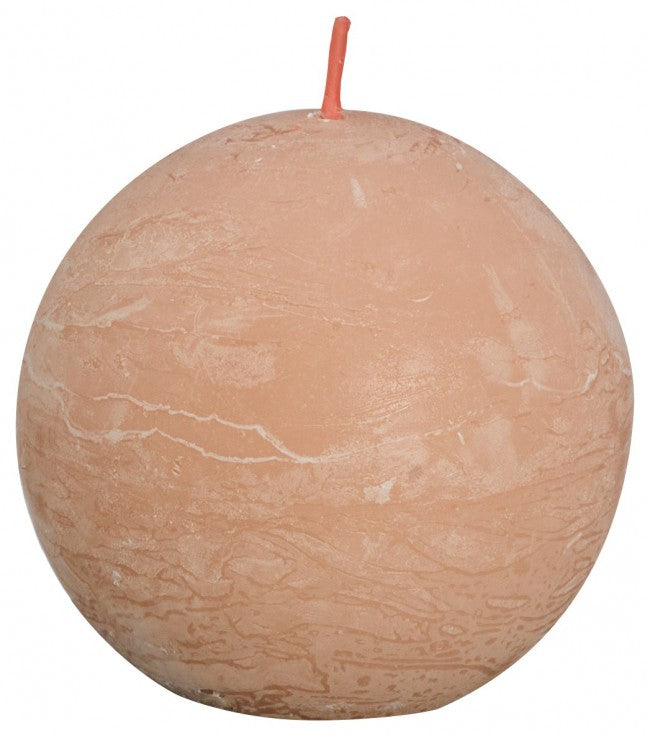 Bolsius Rustiek bolkaars shine 76 misty pink 1 Stuks