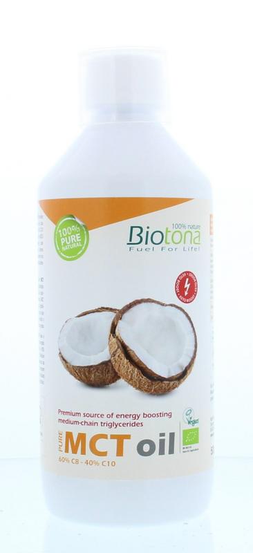 Biotona MCT olie puur bio 500 Milliliter
