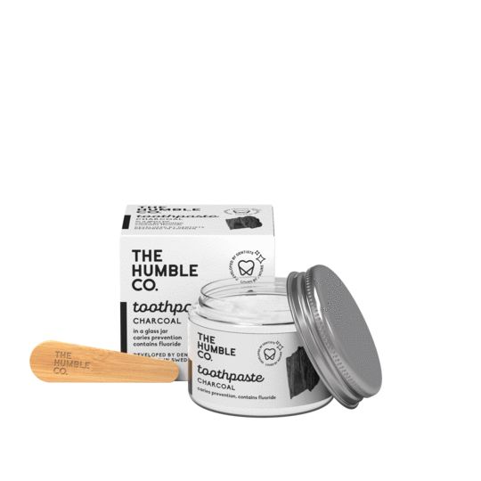 The Humble Co Tandpasta potje charcoal 50 Milliliter
