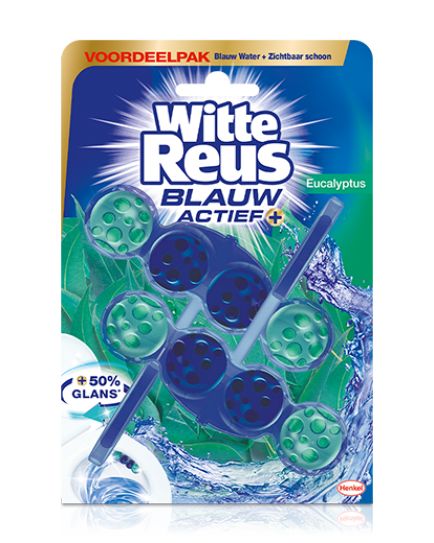 Witte Reus Toiletblok blauw actief eucalyptus 100.00 Gram