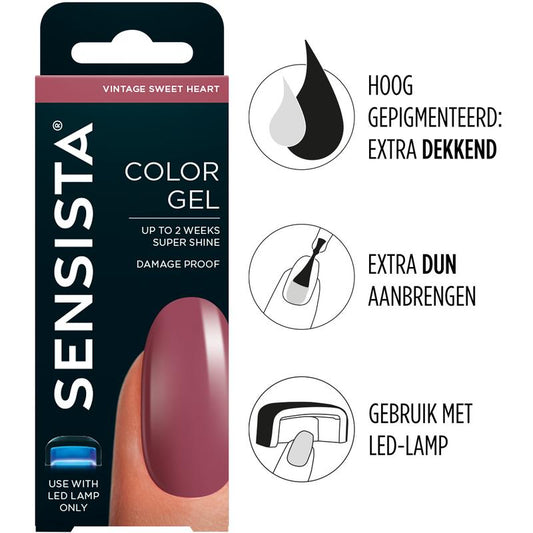 Sensista Color gel vintage sweet heart 7.5 Milliliter