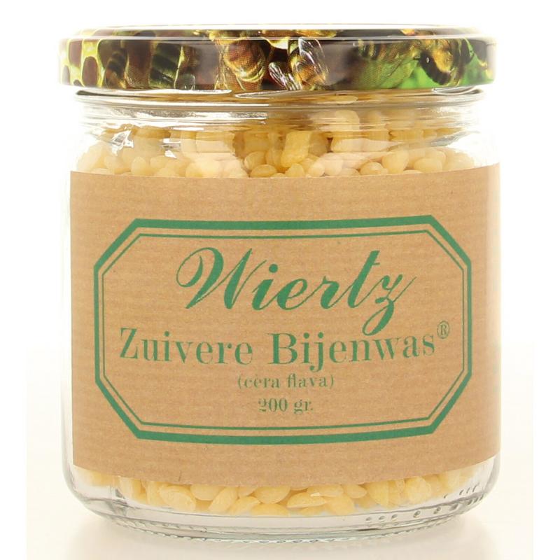 Wiertz Bijenwas zuiver 200.00 Gram