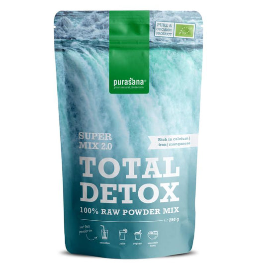 Purasana Total detox mix 2.0 vegan bio 250 Gram