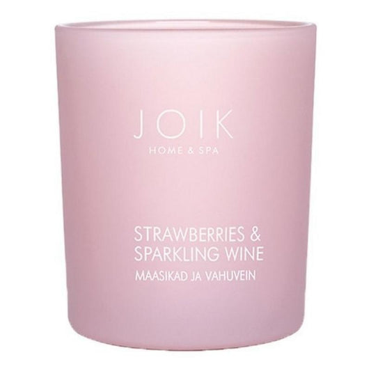 Joik Organics Geurkaars strawberry & sparkling wine vegan 150 Gram