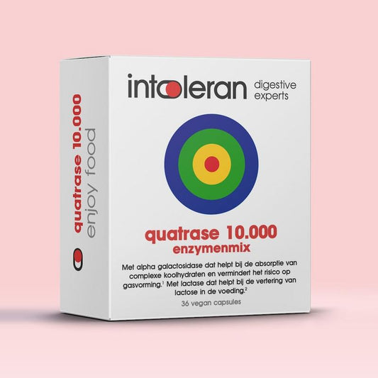 Intoleran Quatrase 10.000 36 Vegetarische capsules