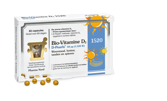Pharma Nord Bio vitamine D3 38mcg 80.00 Capsules