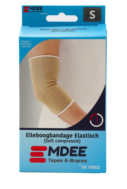 Emdee Elastic support elleboog maat S huidskleur 1 Stuks