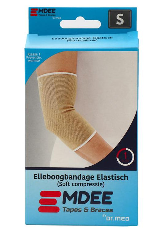 Emdee Elastic support elleboog maat S huidskleur 1 Stuks