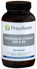 Proviform Magnesium citraat 250 & B6 180.00 Vegetarische capsules