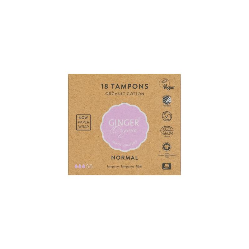 Ginger Organic Tampons normaal 18 Stuks