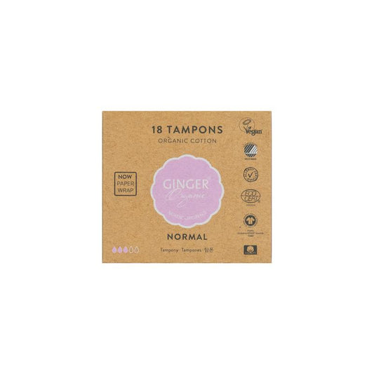 Ginger Organic Tampons normaal 18 Stuks